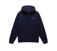 Napapijri, Homme, Sweatshirts et sweats à capuche, Bleu, Taille: S Sweat à Capuche en Coton Bleu