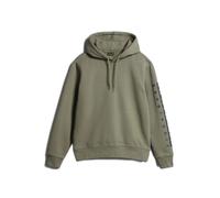Napapijri, Homme, Sweatshirts et sweats à capuche, Vert, Taille: 2XL Sweat à capuche vert avec logo imprimé