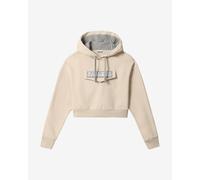 Sweatshirt à capuche Napapijri Burgee Cropped beige femme - XL