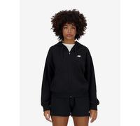 Sweatshirt à capuche New Balance Sport Essentials French Terry Full Zip noir femme - L
