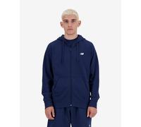 Sweatshirt à capuche New Balance Sport Essentials French Terry Logo Full Zip bleu marine - M