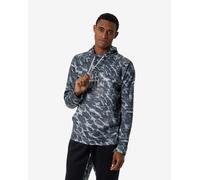 Sweatshirt à capuche New Balance Tenacity Performance Printed gris blanc - S