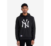 Sweatshirt à capuche New Era MLB Regular Mid Logo New York Yankees noir blanc - M