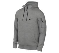 Nike Hooded Full Zip Ls Top M NK TF HD Fz, DK Grey Heather/Particle Grey/Black, DQ4830-063, 2XL