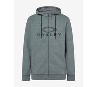 Sweatshirt à capuche Oakley Bark 2.0 Full Zip gris logo noir - L