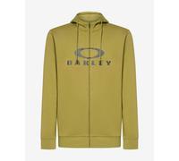 Sweatshirt à capuche Oakley Bark 2.0 Full Zip vert logo gris - S