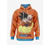 Sweatshirt à capuche Otso Dragon Ball Kintoun orange bleu - XXL