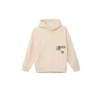 Sweatshirt Ã capuche oversize avec imprimÃ© devant ou dos - intÃ©rieur polaire enfant s.Oliver Marron 13/14 ans
