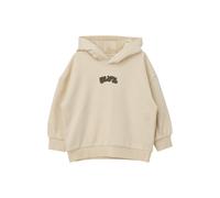 Sweatshirt Ã capuche oversize avec imprimÃ© lettrage graffiti, intÃ©rieur brossÃ© enfant s.Oliver Beige 2/3 ans