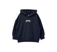 Sweatshirt Ã capuche oversize avec imprimÃ© lettrage graffiti, intÃ©rieur brossÃ© enfant s.Oliver Bleu 2/3 ans