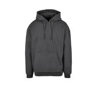 Build Your Brand Sweat à capuche basique surdimensionné Homme Charcoal 4XL