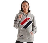 Sweatshirt Ã capuche oversize femme Superdry Code Gris XS/S