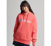 Sweatshirt à capuche oversize femme Superdry Code Orange XS/S