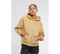 Sweatshirt à capuche oversize fermeture éclair femme Urban Classics Beige XL