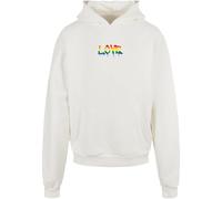 Merchcode Sweat-shirt 'Love Teddy' jaune / rouge / noir / blanc cassé, Taille XXL