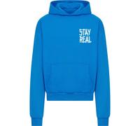 Mister Tee Pull-over 'Stay' bleu cobalt / blanc, Taille L