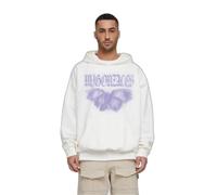 Sweatshirt Ã capuche oversize MJ Gonzales Heavy - Butterfly Illusion Blanc XL