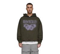 Sweatshirt Ã capuche oversize MJ Gonzales Heavy - Butterfly Illusion Vert XL