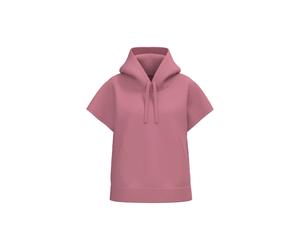 Sweatshirt à capuche oversize sans manches femme Native Spirit French Terry Rose L