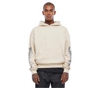 Mister Tee God Loyalty Love Ultra Heavy Oversize Hoodie Beige XS Homme