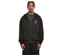 Mister Tee Puffer Peace Heavy Oversize Full Zip Sweatshirt Noir 5XL Homme
