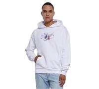 Sweatshirt Ã capuche oversize Upscale Vive La Liberte Blanc 2XL