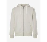 Sweatshirt à capuche Pepe Jeans Joe Full Zip blanc crème. - M