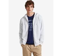 Sweatshirt à capuche Pepe Jeans Joe Full Zip blanc. - XXL