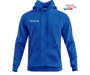 Sweatshirt Ã capuche polaire zippÃ© Givova 500 Bleu L
