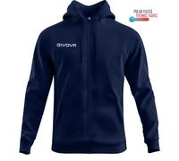 Givova Sweatshirt à capuche polaire zippé 500 enfant Bleu XS