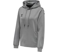 Sweatshirt à capuche polyester femme Hummel Core XK Gris S
