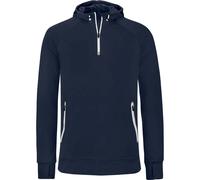 Sweatshirt à capuche Poract 1/4 Zip Sport Bleu 3XL
