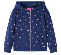 Sweatshirt à capuche pour enfants bleu marine 104 vidaXL