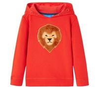 Sweatshirt À Capuche Pour Enfants Rouge 116