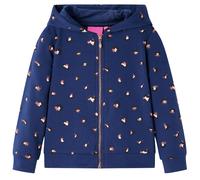 Sweatshirt À Capuche Pour Enfants Bleu Marine 128