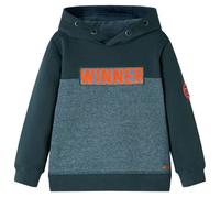 Sweatshirt à capuche pour enfants vert foncé 92 vidaXL