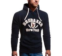 Sweatshirt à capuche pour homme BRUBAKER N.Y. Eagle bleu marine Gr. XXL