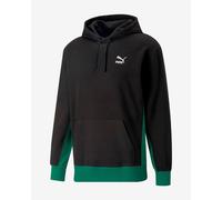 Sweatshirt à capuche Puma Classics Block noir vert - XL