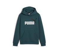 Sweatshirt à capuche - Puma - Essentials+ Big Logo - Bicolore - Garçon - Vert 8 ans