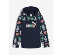 Sweatshirt à capuche Puma X Playmobil noir vert rose enfant - 110