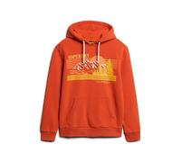 Superdry Outdoor Graphic Stripe Hoodie Orange S Homme