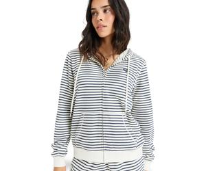 Sweatshirt Ã capuche rayÃ© femme Roxy Perfect Blanc S