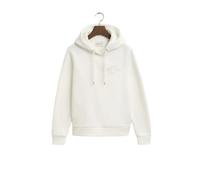 Sweatshirt à capuche régulière femme Gant Tonal Shield Blanc S