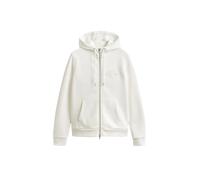 Sweatshirt à capuche régulière zipée femme Gant Tonal Shield Blanc M