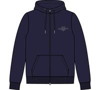 Sweatshirt à capuche régulière zipée femme Gant Tonal Shield Bleu M