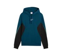 Sweatshirt Ã capuche revers cÃŽtelÃ© avec cordon Puma Bleu M