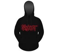 Sweatshirt Ã capuche Rock Ã Gogo Slipknot Logo Noir M