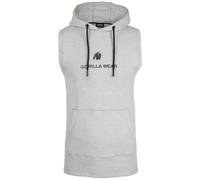 Sweatshirt à capuche sans manches Gorilla Wear Lincoln Gris 2XL