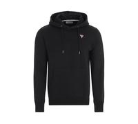 Sweatshirt à capuche slim mini triangle Guess Noir L