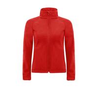 Sweatshirt à capuche softshell femme B&C Rouge M